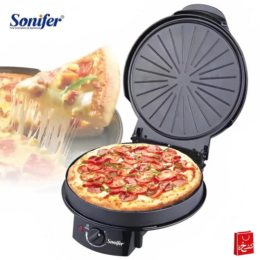 Sonifer Non-Stick Pizza Maker Machine  1500W Electric Oven SF-6086