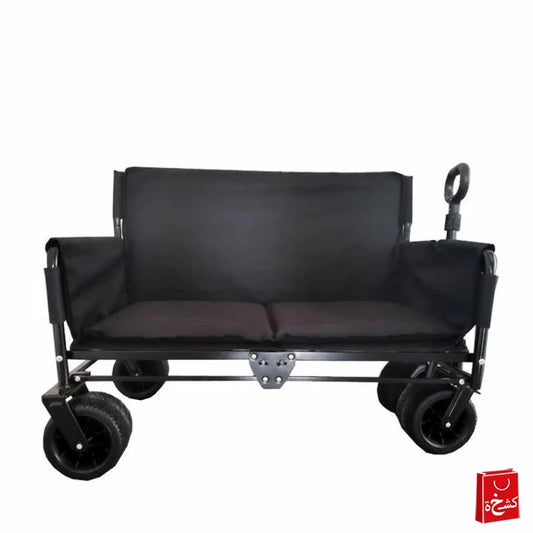 2 in 1 Foldable Trolley Cart Wagon and Chair