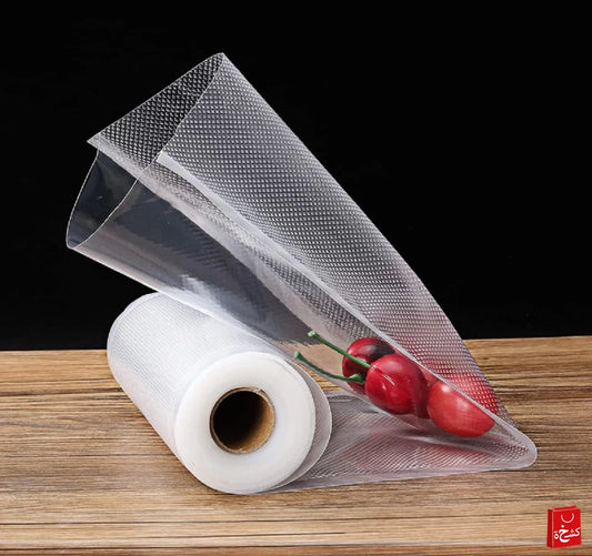 Vacuum Sealer Bags – 2 Rolls (25cm × 500cm) for Food Storage & Preservation