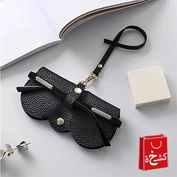 Soft Leather Sunglasses Bag