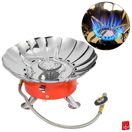 Windproof Portable Butane Gas Camping Stove