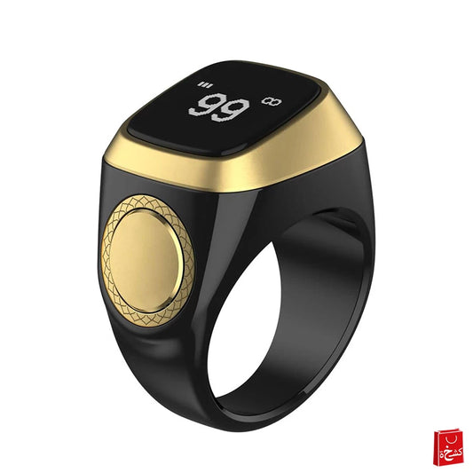 Smart Tasbih Ring with Finger Counter 22MM