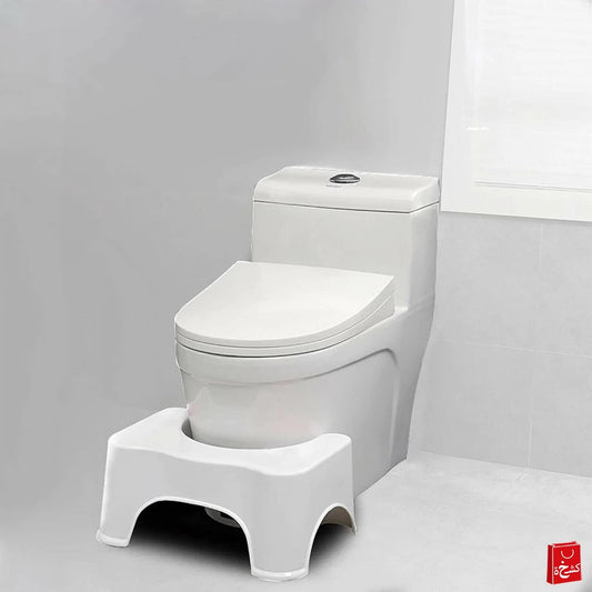 Bathroom Toilet Stool – Anti-Slip Footstep for Constipation & Piles Relief,