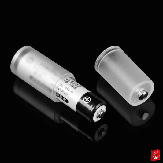 Battery Convertor Adapter Size AAA to AA - Pack of 4