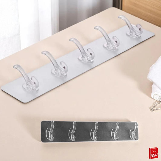 Adhesive Hooks Transparent Wall Hooks for Hanging