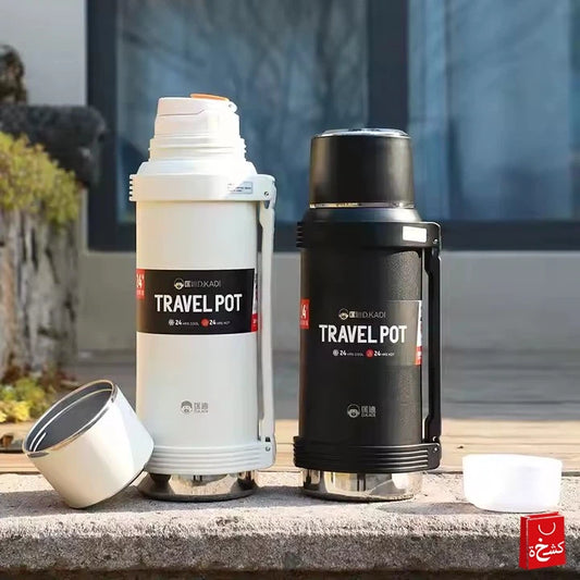Stainless Steel Vacuum Insulated Thermo Flask – Hot & Cold for Hours