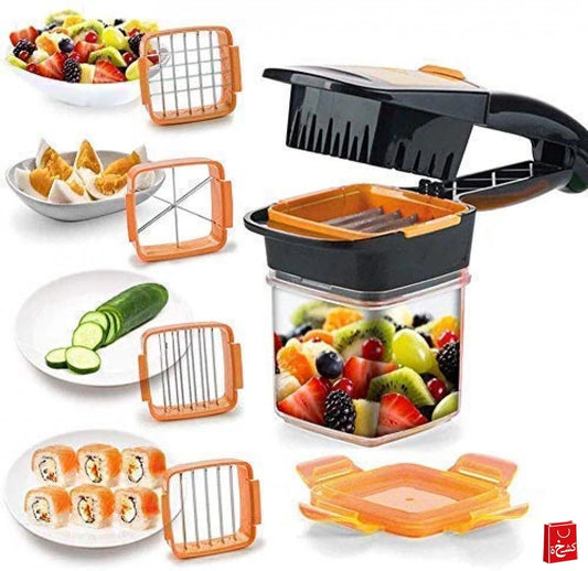 Vegetable 3 In 1 Multifunction Cutter Dicer Chopper Set