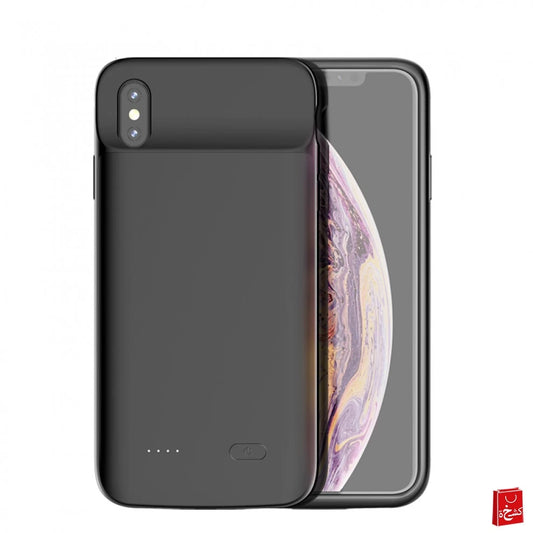 Battery Case For iPhone Xs Max black (5000mah)