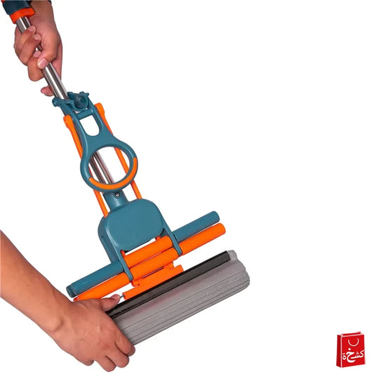 Stainless Steel Roller Rod PVA Sponge Mop