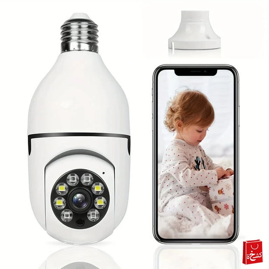 4G Wireless Wifi 180 Degree Panoramic 7Day Bulb Camera