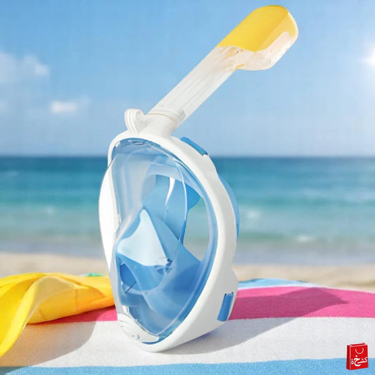 180° viewing Full Face Snorkeling Mask,  Panoramic View with Camera Mount