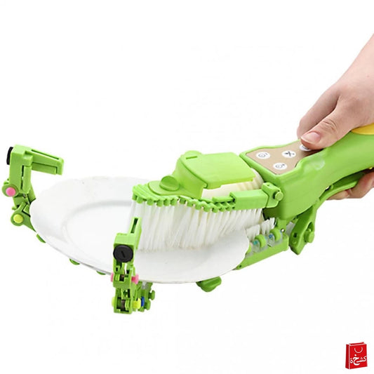 Spinning Handheld Automatic Dish Scrubber Fits Kitchen Bowls Plates