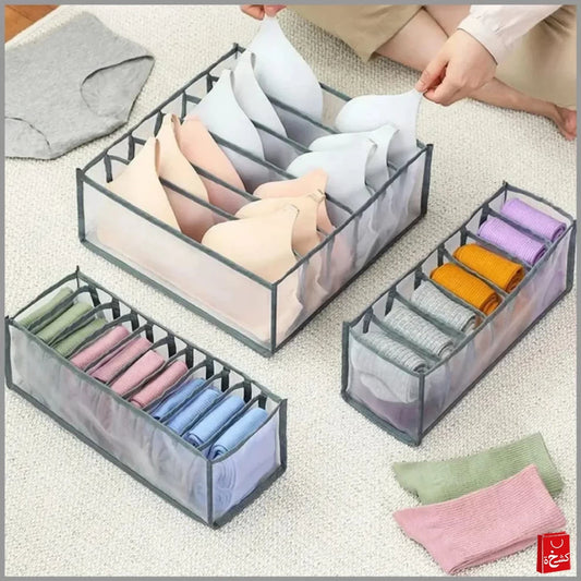 3in1 Folding Closet Organizer Storage Wardrobe