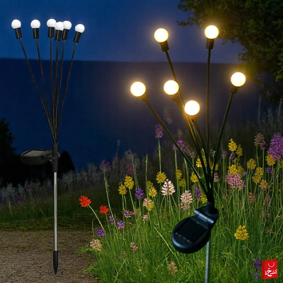 Solar Garden Lights Powered Firefly Lamp