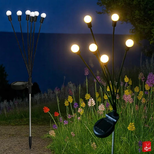 Solar Garden Lights Powered Firefly Lamp