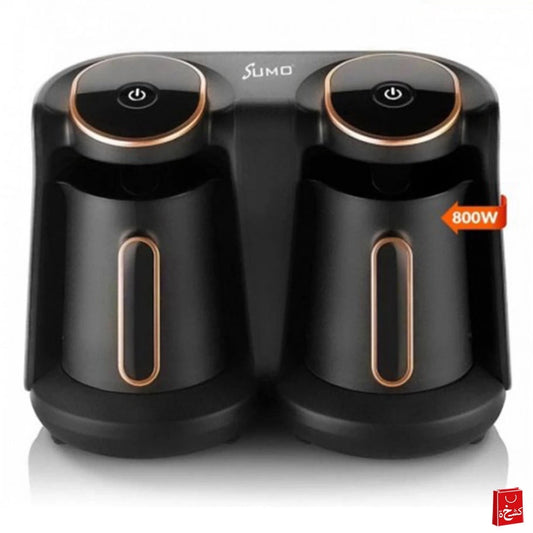 Sumo 800W Turkish Coffee Machine Maker 8 Cups - Black