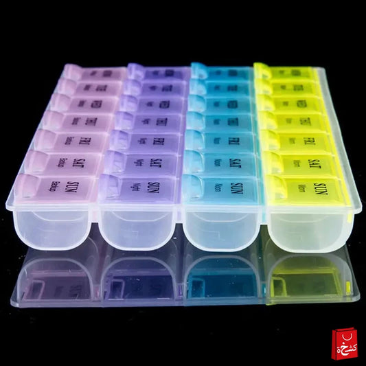Tablet Pill Box Holder Medicine Storage Organizer