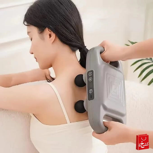 4-Head Massage Gun – Deep Tissue Pain Relief Massager (Rechargeable)