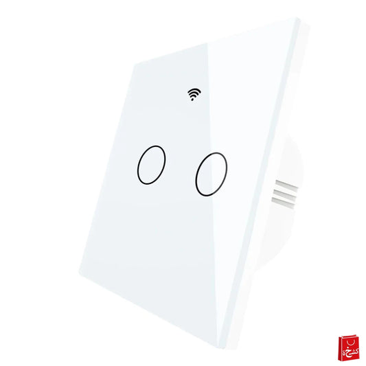 2 Gang Wifi Smart Touch switch - Neutral