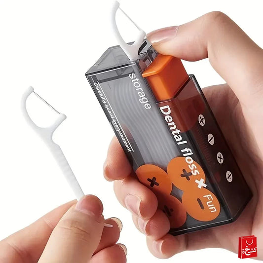 10pcs Portable Dental Floss Box Set Storage Box