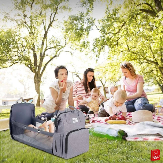 Baby Bag for Mom – Diaper Backpack with Changing Station & Large Capacity