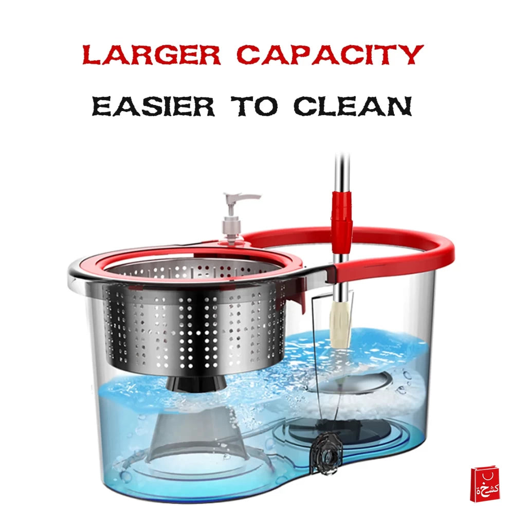 Spin Mop with Bucket – 360° Rotating Head