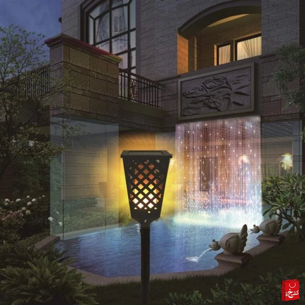 Solar Powered Dancing Tiki Torch Light