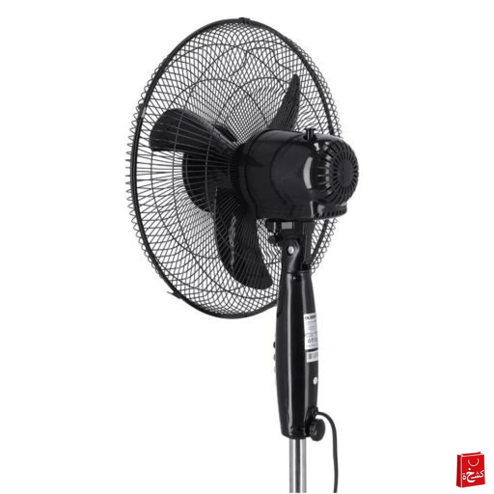 Stand Fan, 16 Inch - Strong Fan Guard - 5 Leaf Blades - Powerful