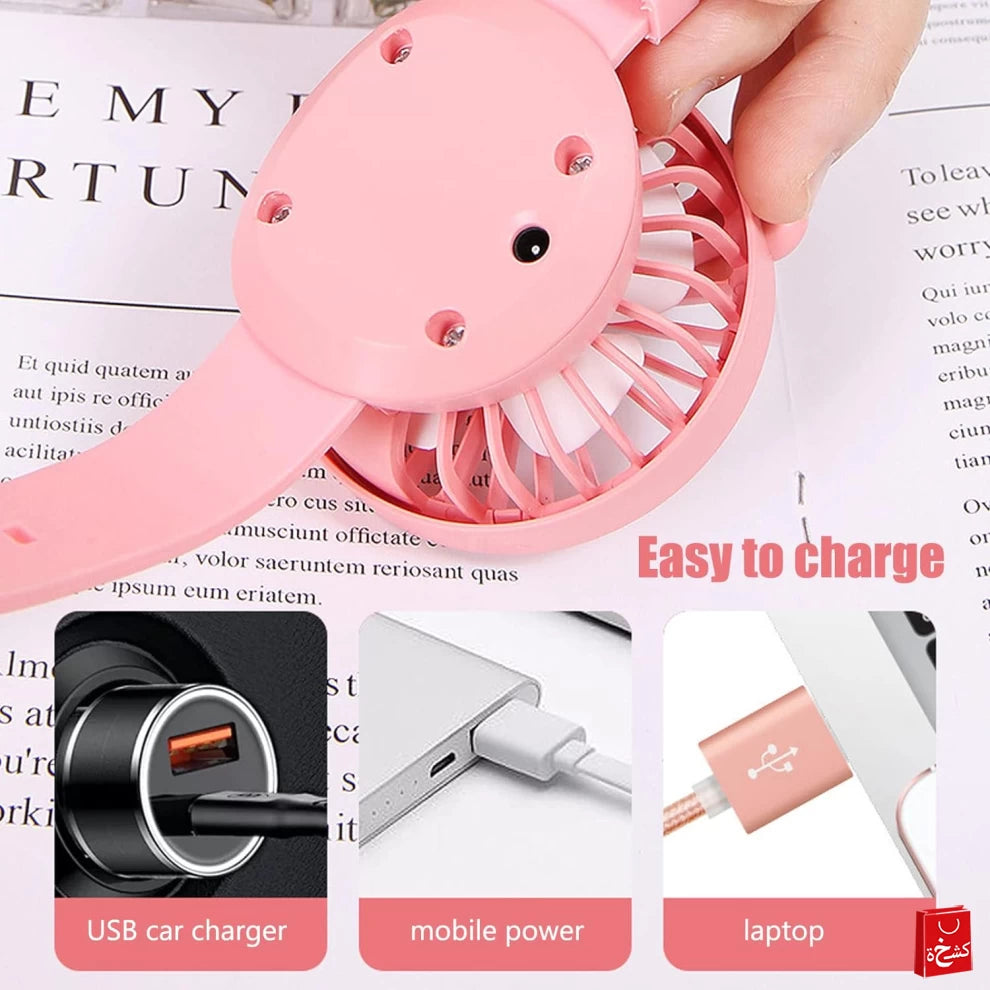 Small Portable USB Charging  Watch Fan