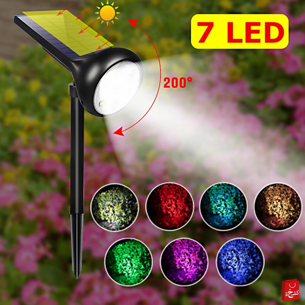 Solar Colorful LED Lawn Lamp