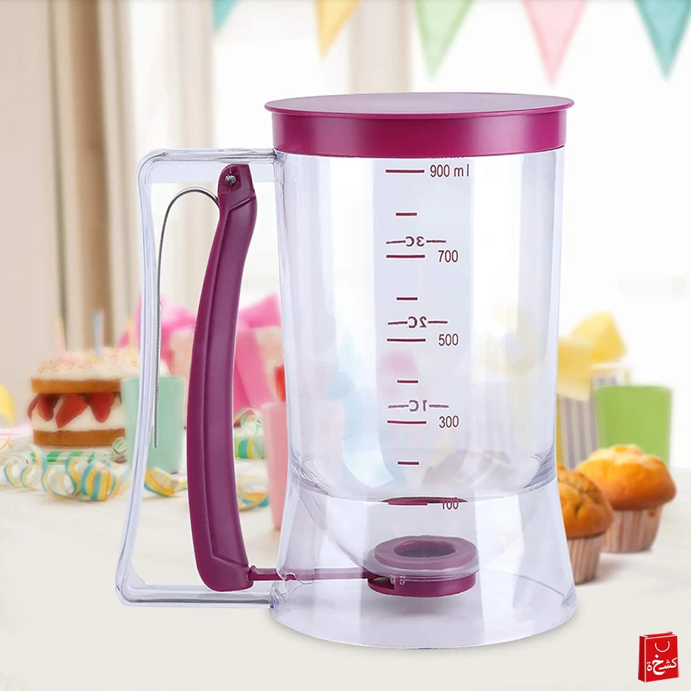 Batter Dispenser For Cupcake pancake With Baking Measuring Tool