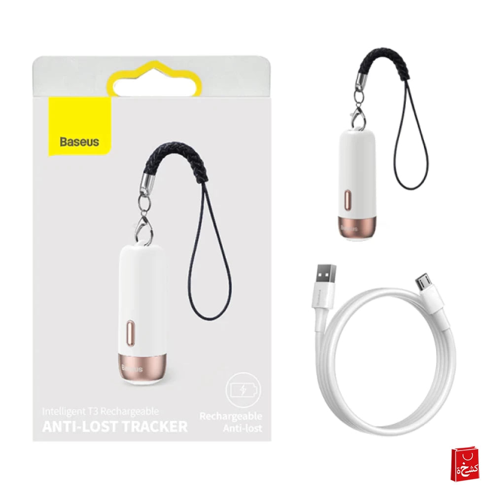 Baseus T3 Anti-Lost Tracker Intelligent Rechargeable for iPhone&Android 80m Smart