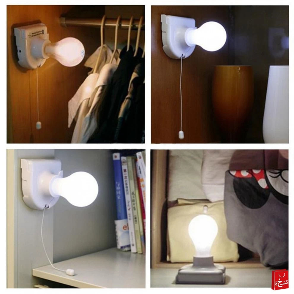 Bulb Cordless Battery Operated Home Cabinet Closet Night Light