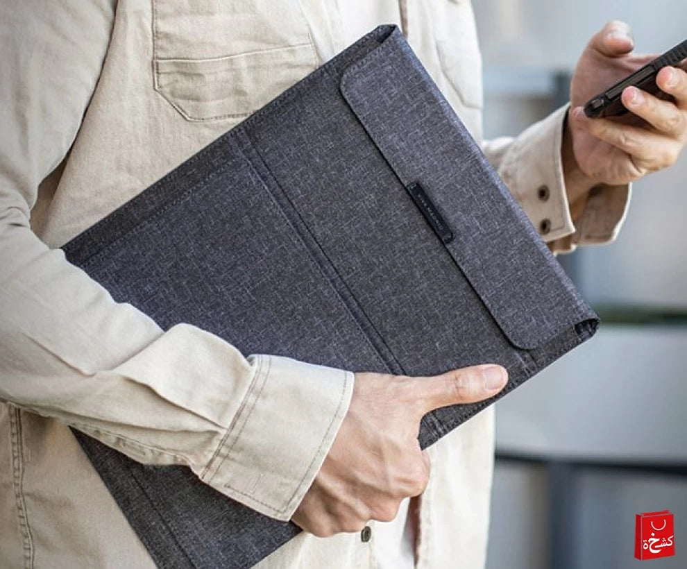 Viva Madrid Rever Multi-Functional Laptop Sleeve for Macbook Pro 16" - Dark Gray