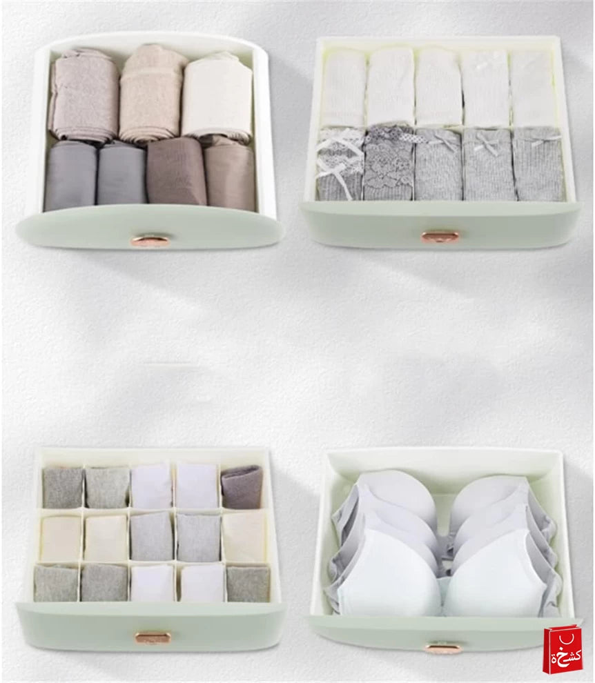 Storage Drawer 4-Layer Closet Organizer – Separate Compartments for Underwear, Bras & More!