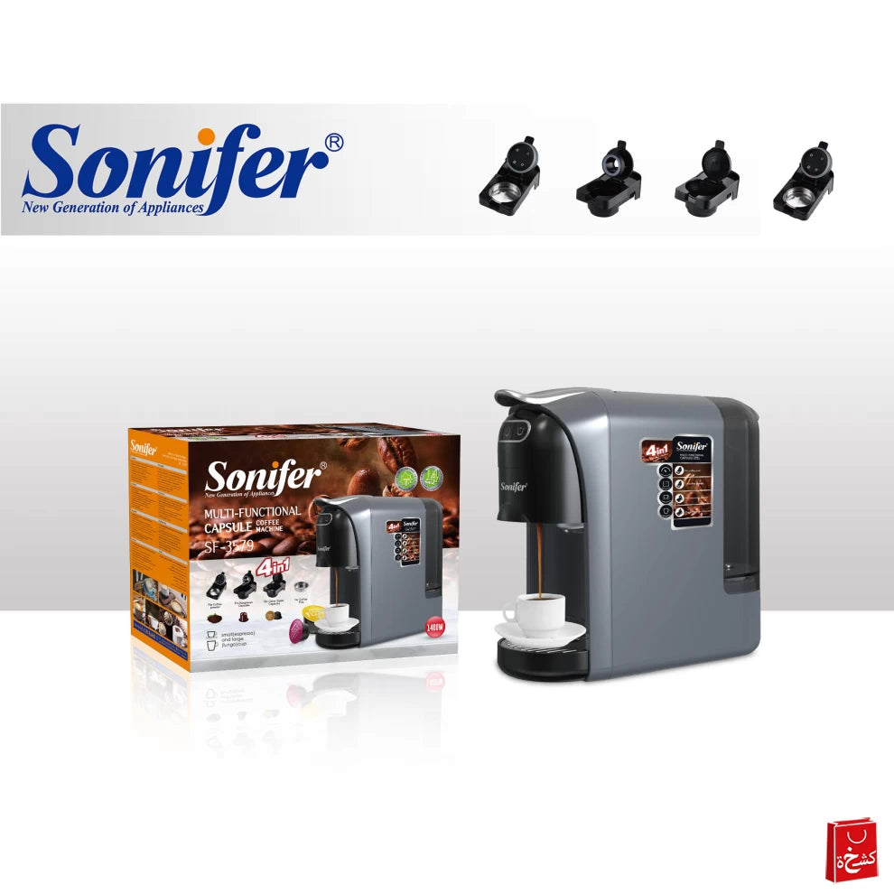 Sonifer SF-3579 4 in 1 Multi Capsule Coffee Machine